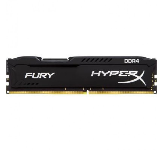 Kingston Fury (ex.HyperX) Модуль пам'яті для комп'ютера DDR4 4GB 2400 MHz Fury Black Kingston Fury (ex.HyperX) (HX424C15FB/4)