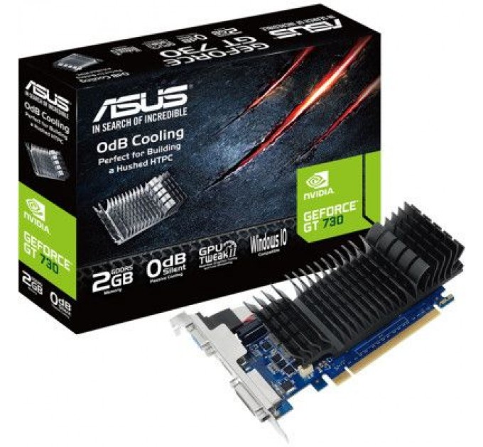 ASUS Відеокарта GeForce GT730 2048Mb ASUS (GT730-SL-2GD5-BRK)
