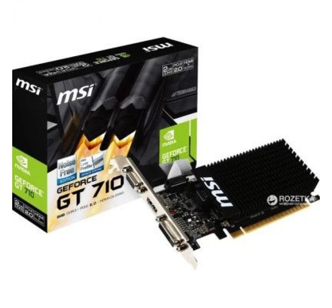 MSI Відеокарта GeForce GT710 2048Mb MSI (GT 710 2GD3H LP)
