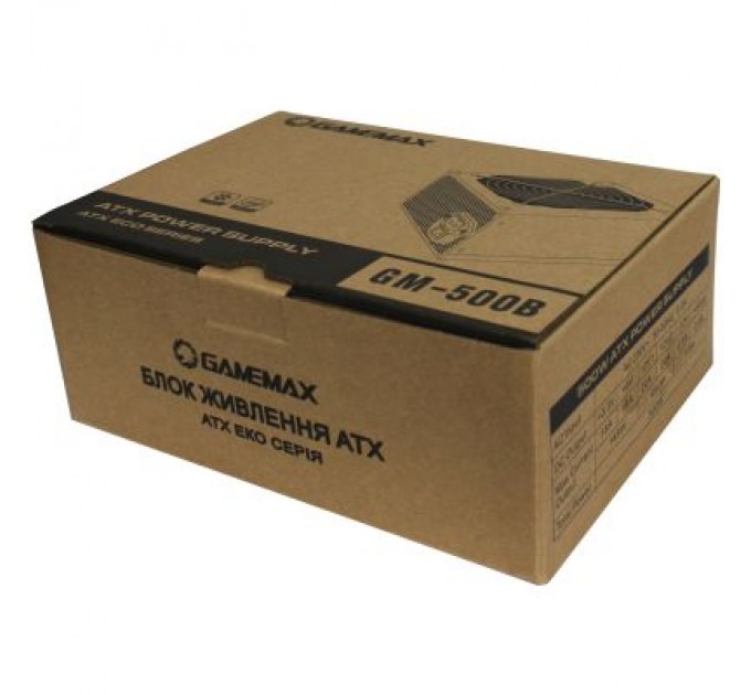 Gamemax Блок живлення Gamemax 500W (GM-500B)