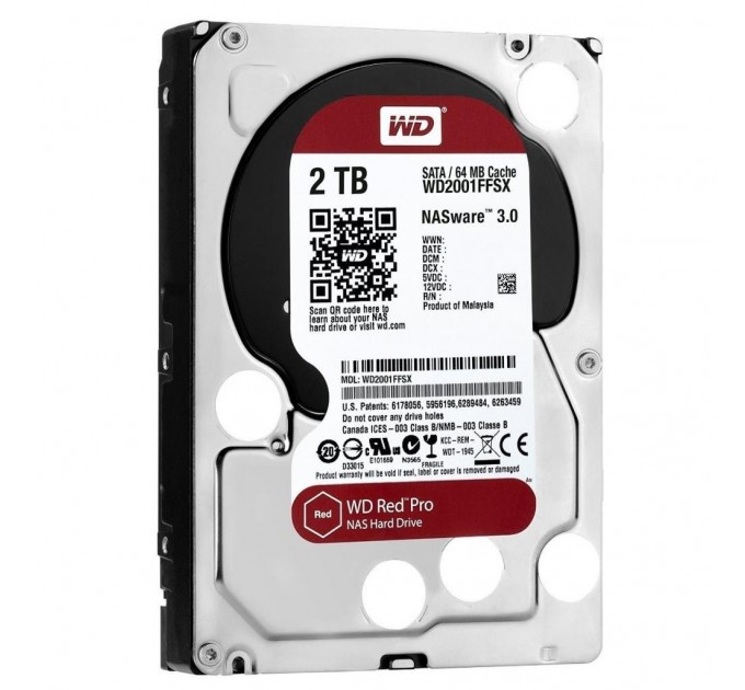 WD Жорсткий диск 3.5" 2TB WD (WD2002FFSX)