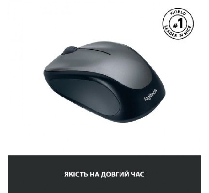 Logitech Мишка Logitech M235 Grey (910-002201)