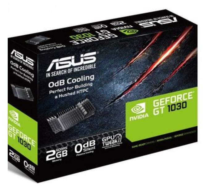 ASUS Відеокарта ASUS GeForce GT1030 2048Mb Silent (GT1030-SL-2G-BRK)
