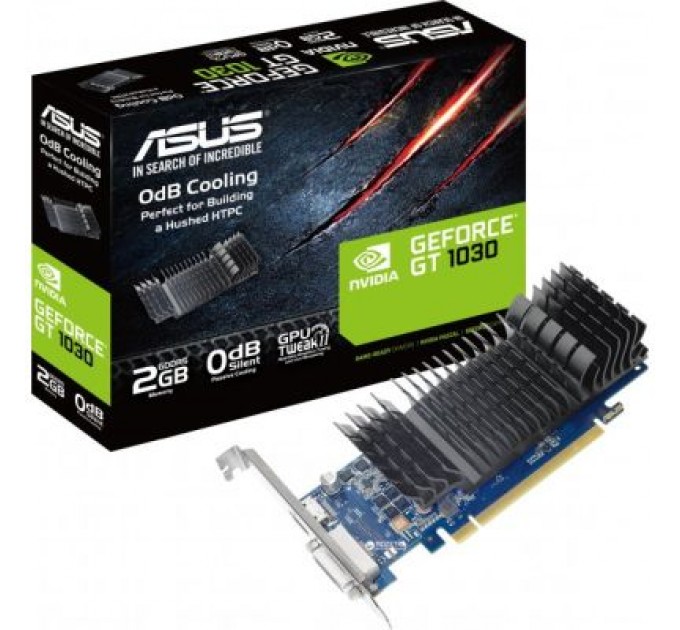 ASUS Відеокарта ASUS GeForce GT1030 2048Mb Silent (GT1030-SL-2G-BRK)