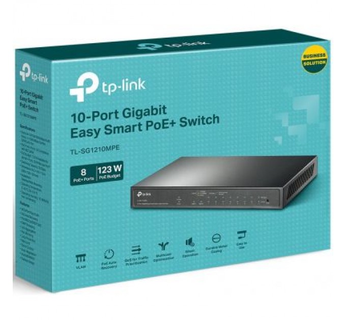 TP-Link Комутатор мережевий TP-Link TL-SG1210MPE