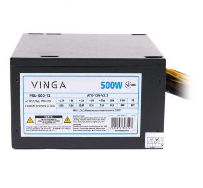 Vinga Блок живлення Vinga 500W ОЕМ (PSU-500-12)