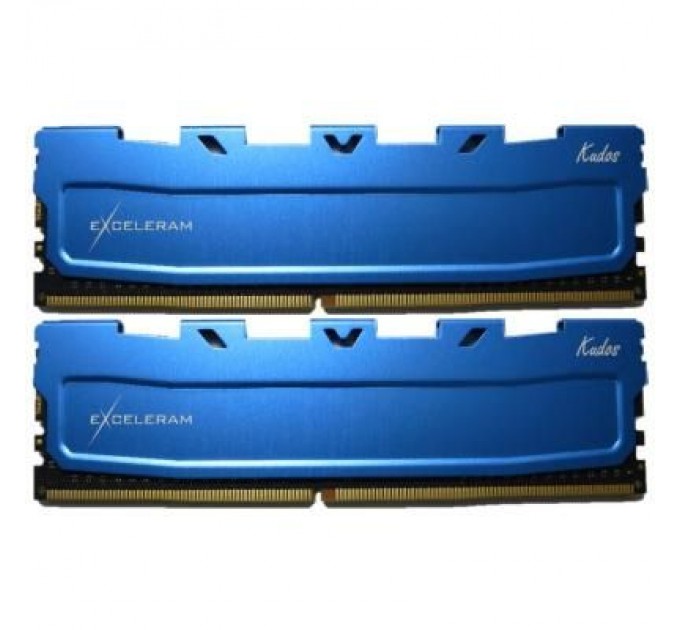 eXceleram Модуль пам'яті для комп'ютера DDR4 32GB (2x16GB) 2400 MHz Blue Kudos eXceleram (EKBLUE4322417AD)