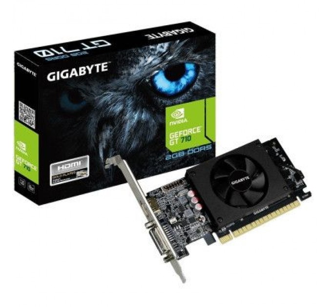 GIGABYTE Відеокарта GeForce GT710 2048Mb GIGABYTE (GV-N710D5-2GL)
