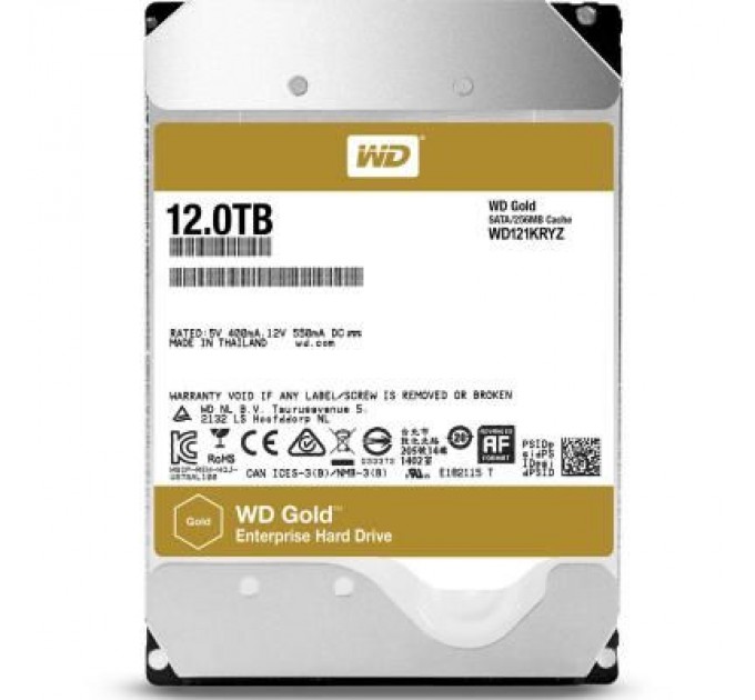 WD Жорсткий диск 3.5" 12TB WD (WD121KRYZ)