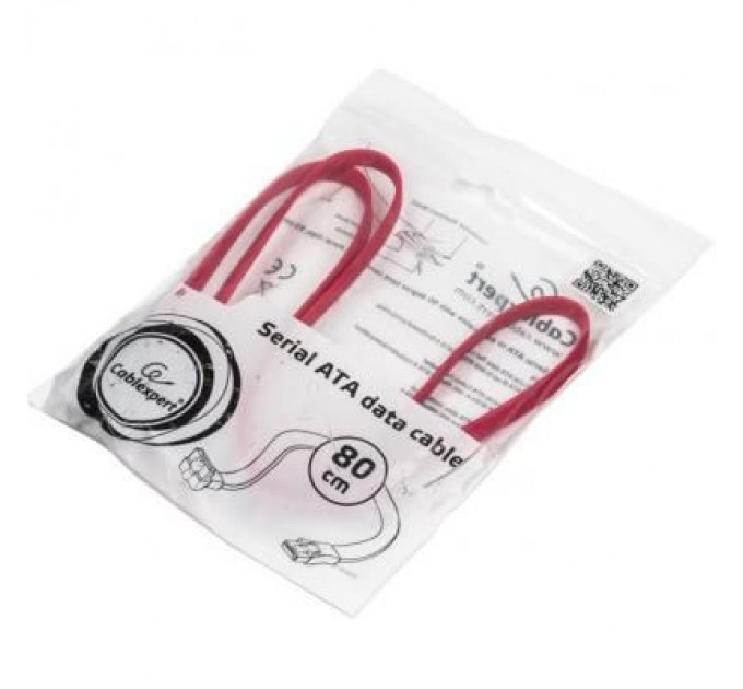 Cablexpert Кабель для передачі даних SATA III 0.8m Cablexpert (CC-SATAM-DATA-0.8M)