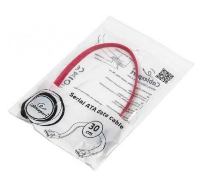 Cablexpert Кабель для передачі даних SATA III 0.3m Cablexpert (CC-SATAM-DATA-0.3M)