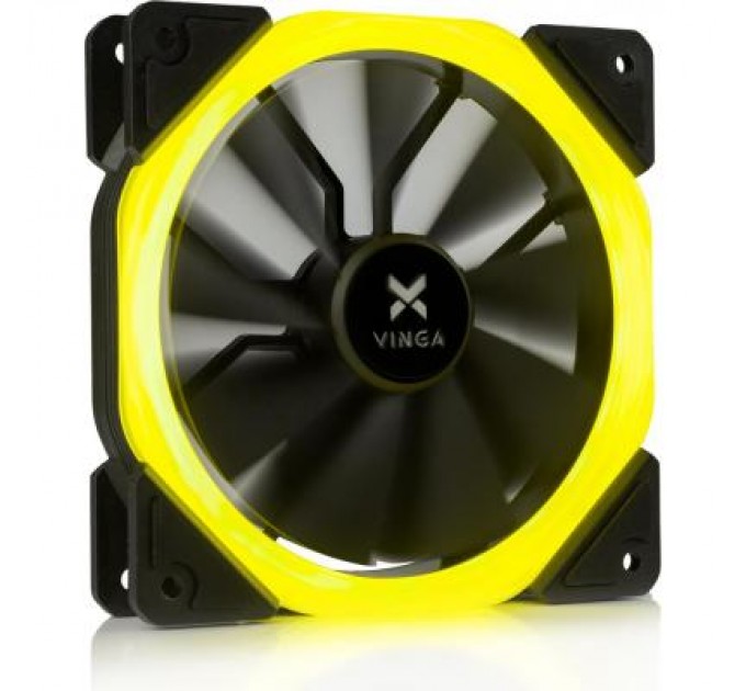 Vinga Кулер до корпусу Vinga LED fan-01 yellow