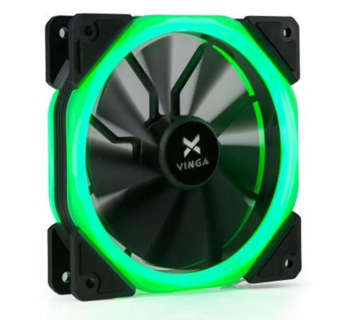 Vinga Кулер до корпусу Vinga LED fan-02 green