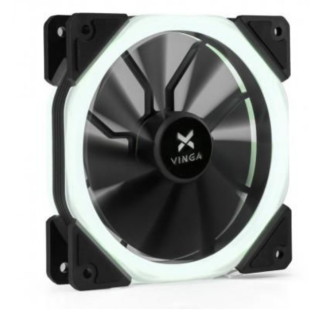 Vinga Кулер до корпусу Vinga LED fan-02 white