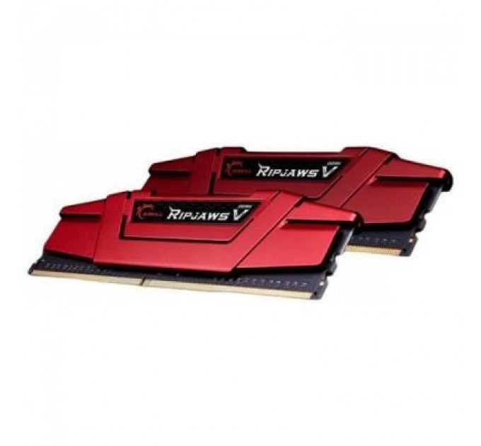 G.Skill Модуль пам'яті для комп'ютера DDR4 8GB (2x4GB) 2400 MHz RIPJAWS V RED G.Skill (F4-2400C17D-8GVR)