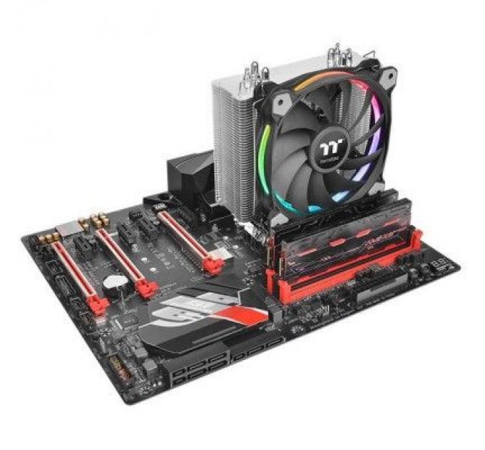 ThermalTake Кулер до процесора ThermalTake Riing Silent 12 RGB Sync Edition (CL-P052-AL12SW-A)