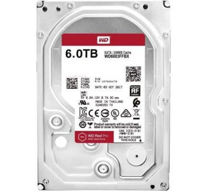 WD Жорсткий диск 3.5" 6TB WD (WD6003FFBX)