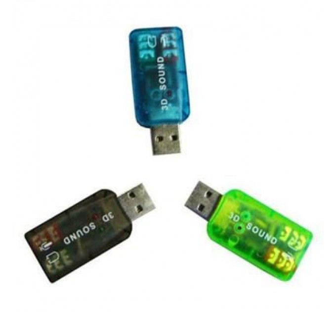 Atcom Звукова плата Atcom USB-sound card (5.1) 3D sound (Windows 7 ready) (7807)