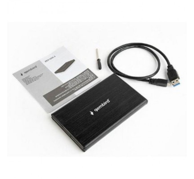 Gembird Кишеня зовнішня Gembird 2.5" USB3.0 black (EE2-U3S-3)