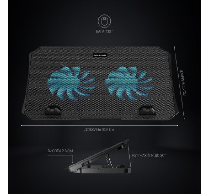 Modecom Корпус Modecom OBERON PRO BLACK (AT-OBERON-PR-10-000000-00)