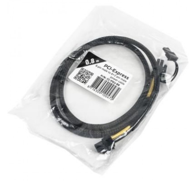 Cablexpert Кабель живлення PCI express 6 пин на 6+2 пин Cablexpert (CC-PSU-86)