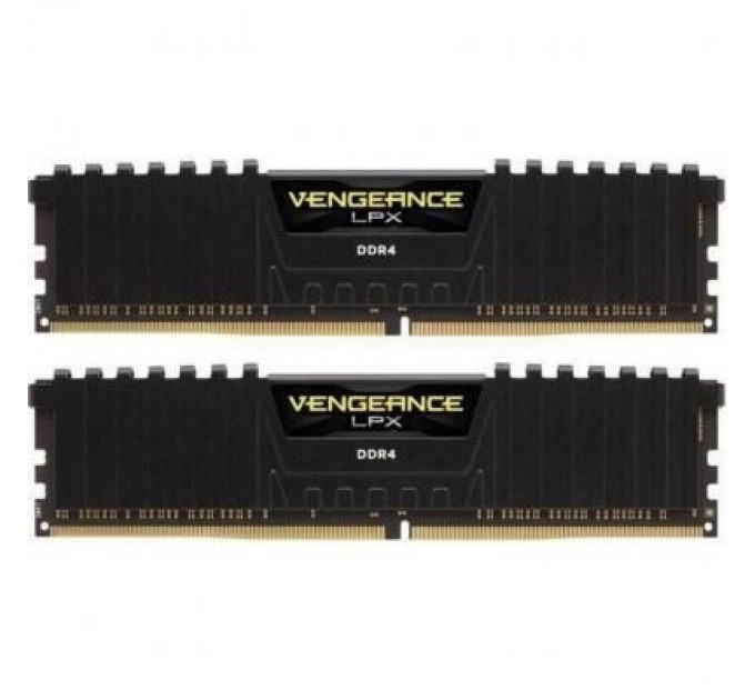 Corsair Модуль пам'яті для комп'ютера DDR4 16GB (2x8GB) 3600 MHz Vengeance LPX Black Corsair (CMK16GX4M2D3600C18)