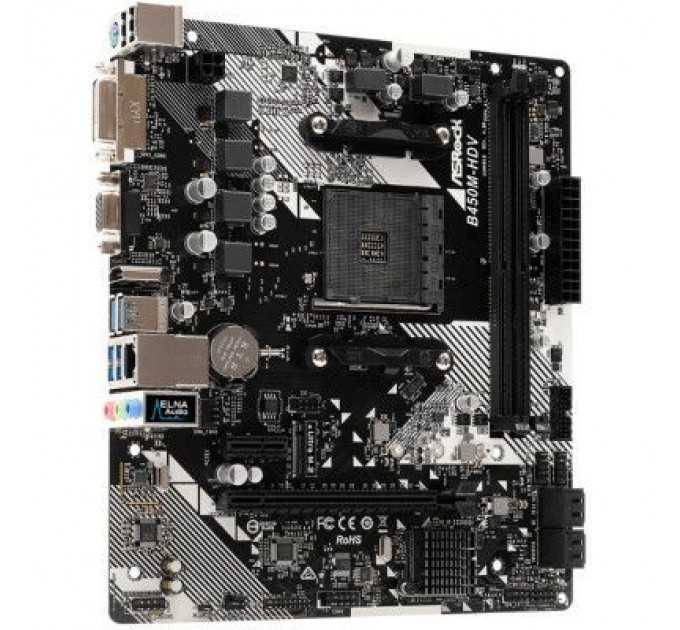 ASRock Материнська плата ASRock B450M-HDV R4.0