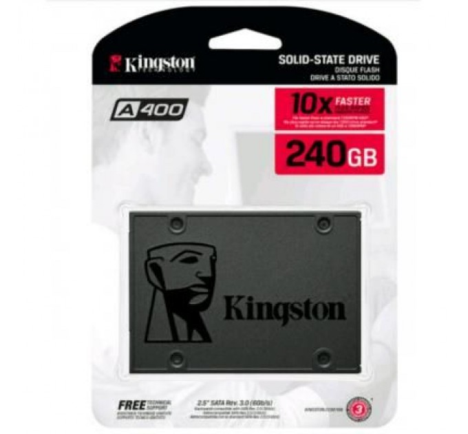 Kingston Накопичувач SSD 2.5" 240GB Kingston (SA400S37/240G)