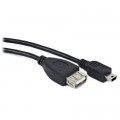 PowerPlant Перехідник OTG USB 2.0 AF to Mini 5P 0.5m PowerPlant (KD00AS1235)
