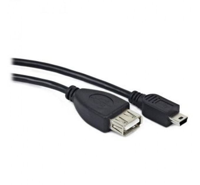 PowerPlant Перехідник OTG USB 2.0 AF to Mini 5P 0.5m PowerPlant (KD00AS1235)