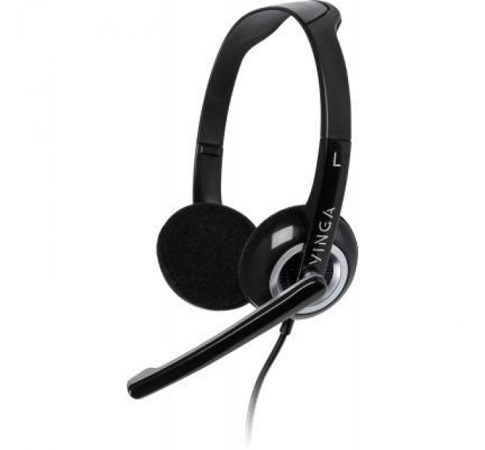 Vinga Навушники Vinga HSU60 USB Black (HSU60BK)