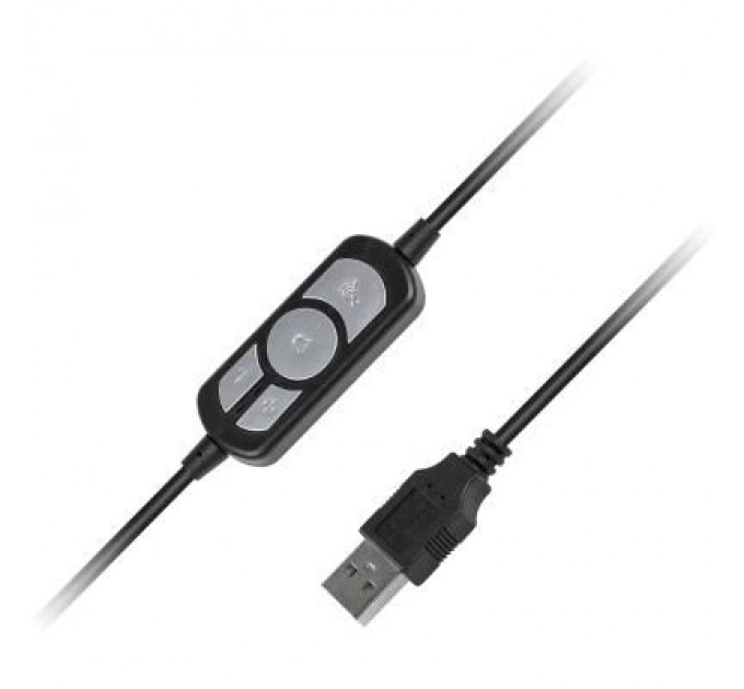Vinga Навушники Vinga HSU60 USB Black (HSU60BK)