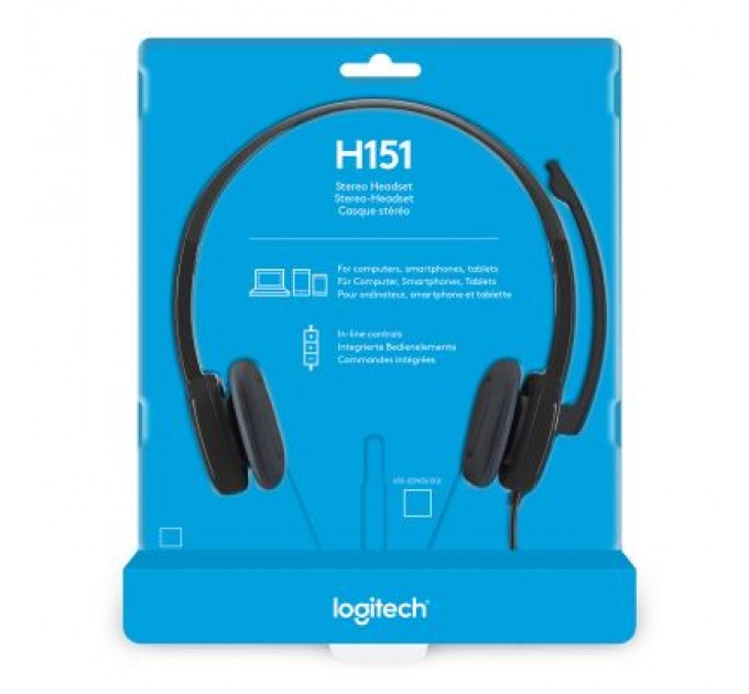 Logitech Навушники Logitech H151 Black (981-000589)