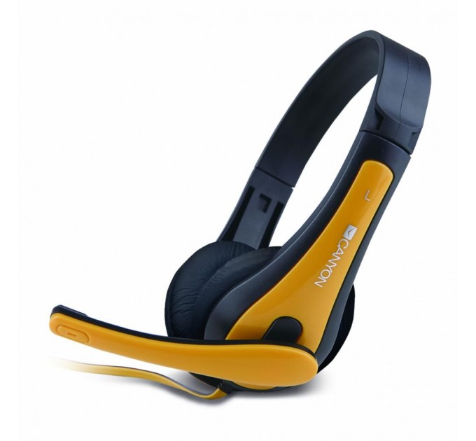 Canyon Навушники Canyon HSC1 Black/Yellow (CNS-CHSC1BY)