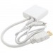 Extradigital Перехідник HDMI to VGA Extradigital (KBH1645)