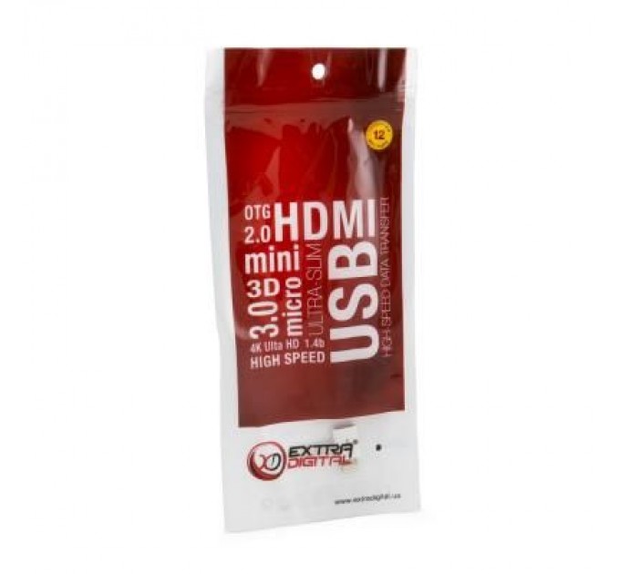 Extradigital Перехідник micro USB to Lightning Extradigital (KBA1648)