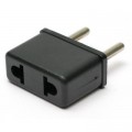 PowerPlant Перехідник PowerPlant сетевой 220В EU/US черный (DV00DV0022)