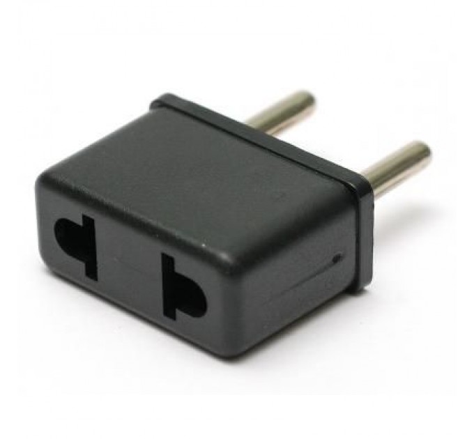 PowerPlant Перехідник PowerPlant сетевой 220В EU/US черный (DV00DV0022)