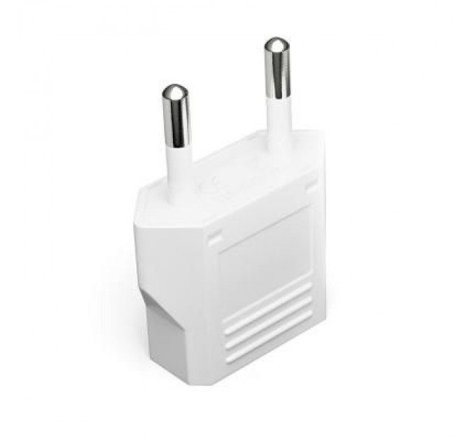 PowerPlant Перехідник PowerPlant 220В EU/US белый (DV00DV0023)