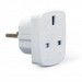 Cablexpert Перехідник Cablexpert UK-розетка - Евро-вилка (A-AC-UKEU-001)