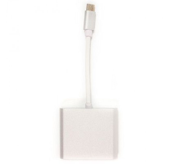 PowerPlant Перехідник USB C-Type - HDMI/USB PowerPlant (KD00AS1306)