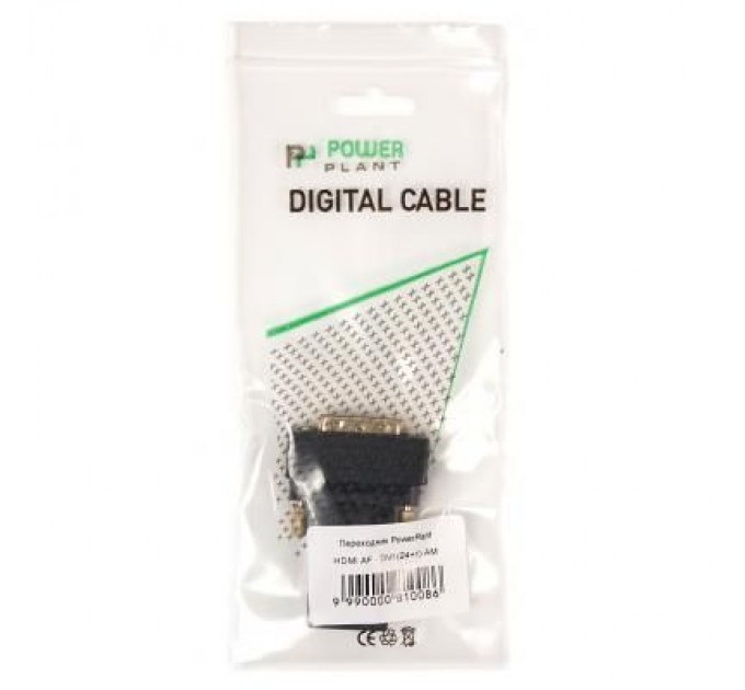 PowerPlant Перехідник HDMI AF - DVI (24+1) PowerPlant (KD00AS1301)
