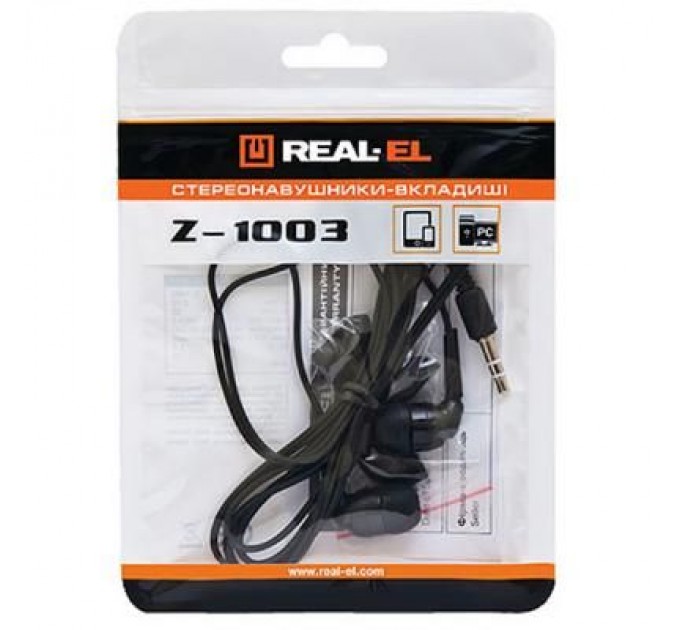REAL-EL Навушники REAL-EL Z-1003 Black