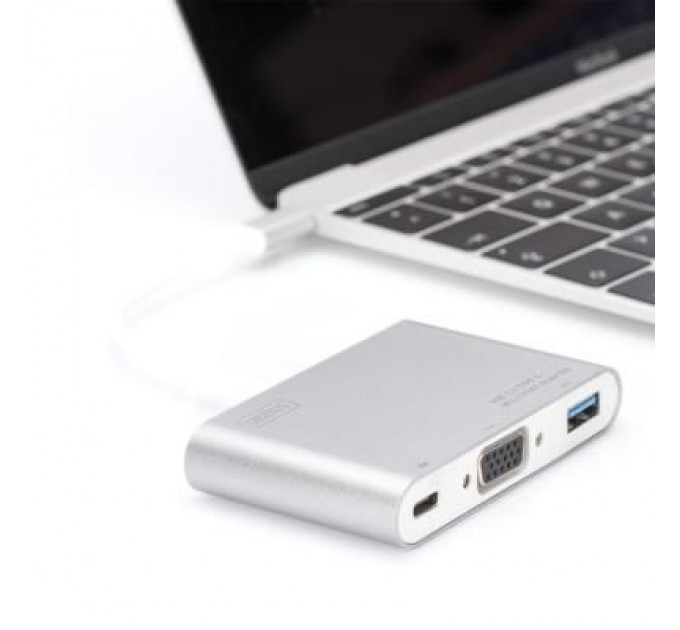 Digitus Перехідник Type-C to VGA/USB 3.0/Type-C Digitus (DA-70839)