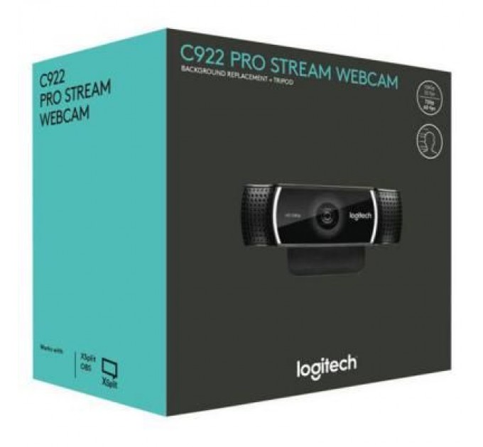 Logitech Веб-камера Logitech C922 Pro Stream (960-001088)