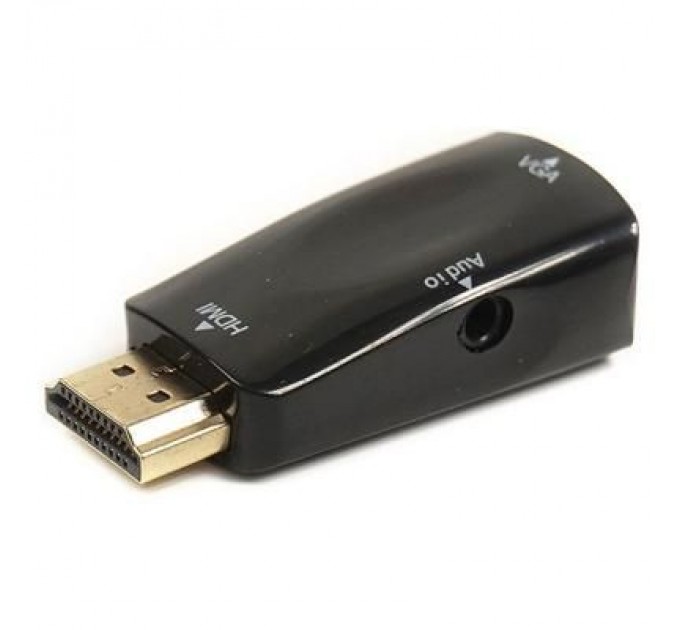 PowerPlant Перехідник HDMI to VGA 0.5m PowerPlant (CA910267)