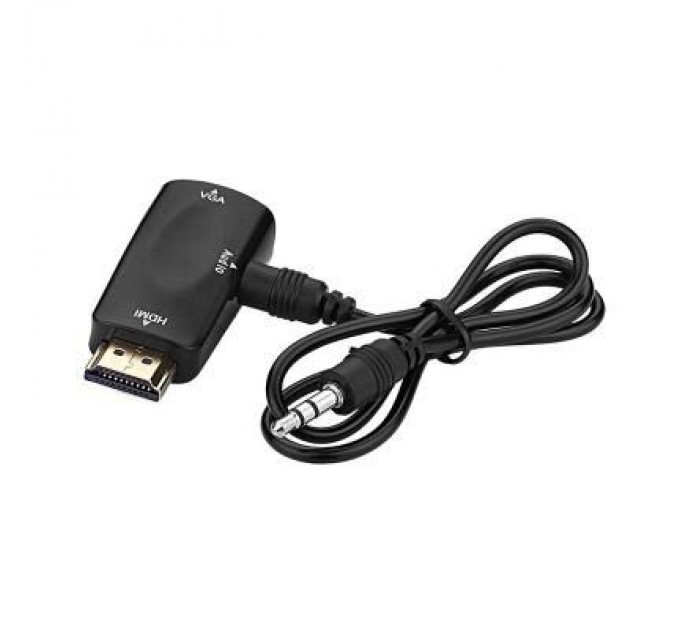 PowerPlant Перехідник HDMI to VGA 0.5m PowerPlant (CA910267)