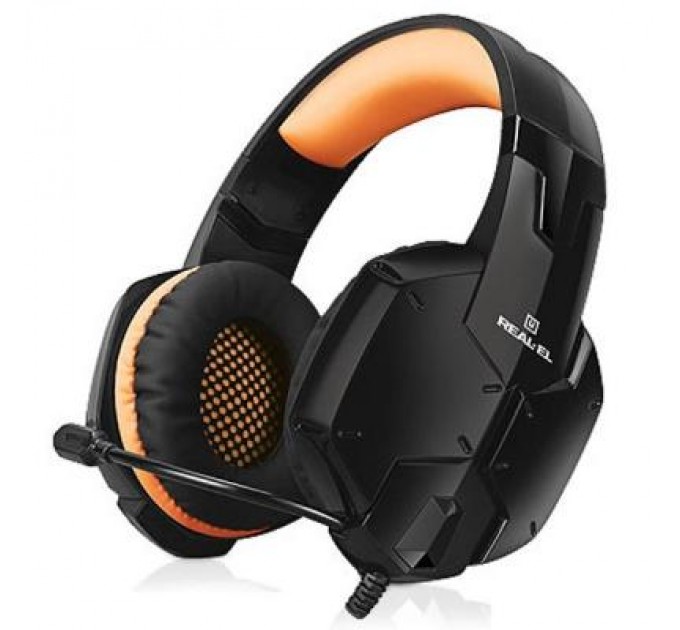 REAL-EL Навушники REAL-EL GDX-7700 SURROUND 7.1 black-orange