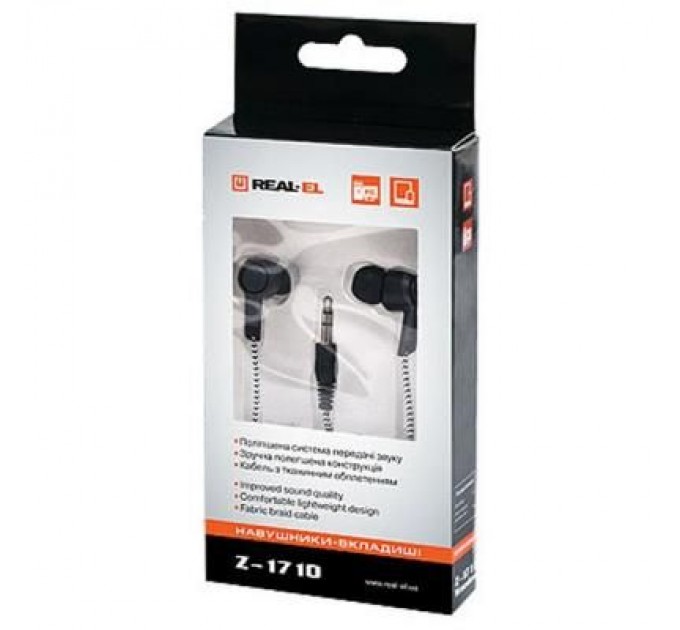 REAL-EL Навушники REAL-EL Z-1710 black