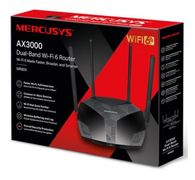 Mercusys Маршрутизатор Mercusys MR80X